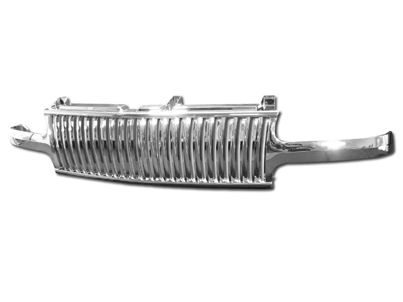 Armordillo 1999-2002 Chevy Silverado 1500 Vertical Grille Chrome - Armordillo USA by I3 Enterprise Inc.