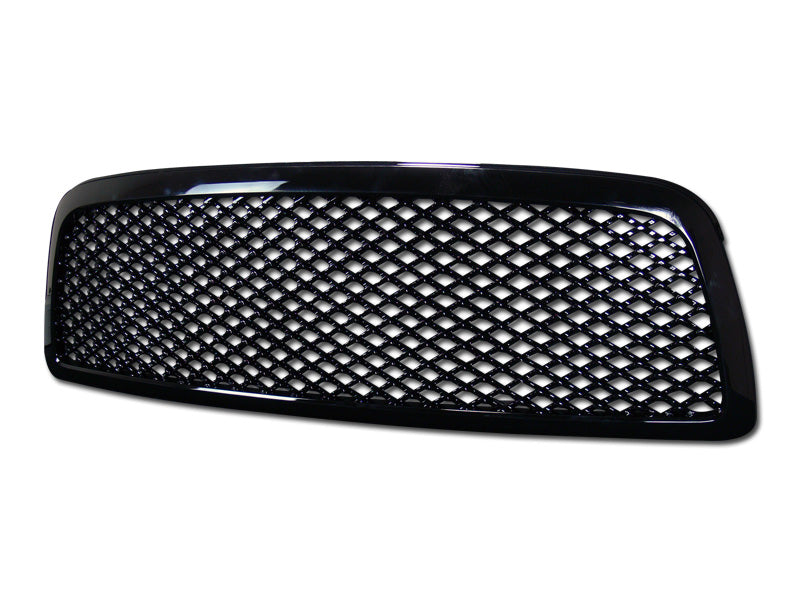 Armordillo 2009-2012 Dodge Ram 1500 Excl. Mega Cab Mesh Grille Gloss Black - Armordillo USA by I3 Enterprise Inc.
