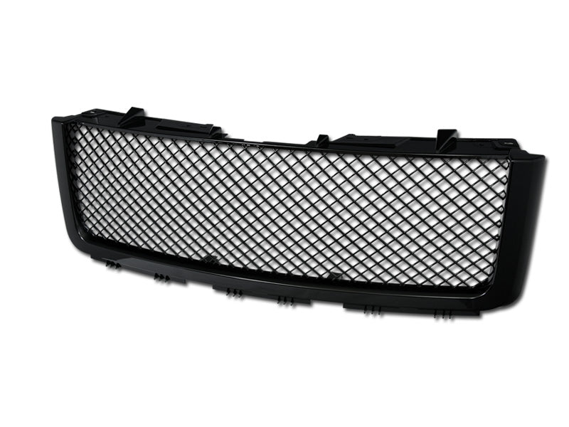 Armordillo 2007-2013 GMC Sierra 1500 Mesh Grille Gloss Black - Armordillo USA by I3 Enterprise Inc.