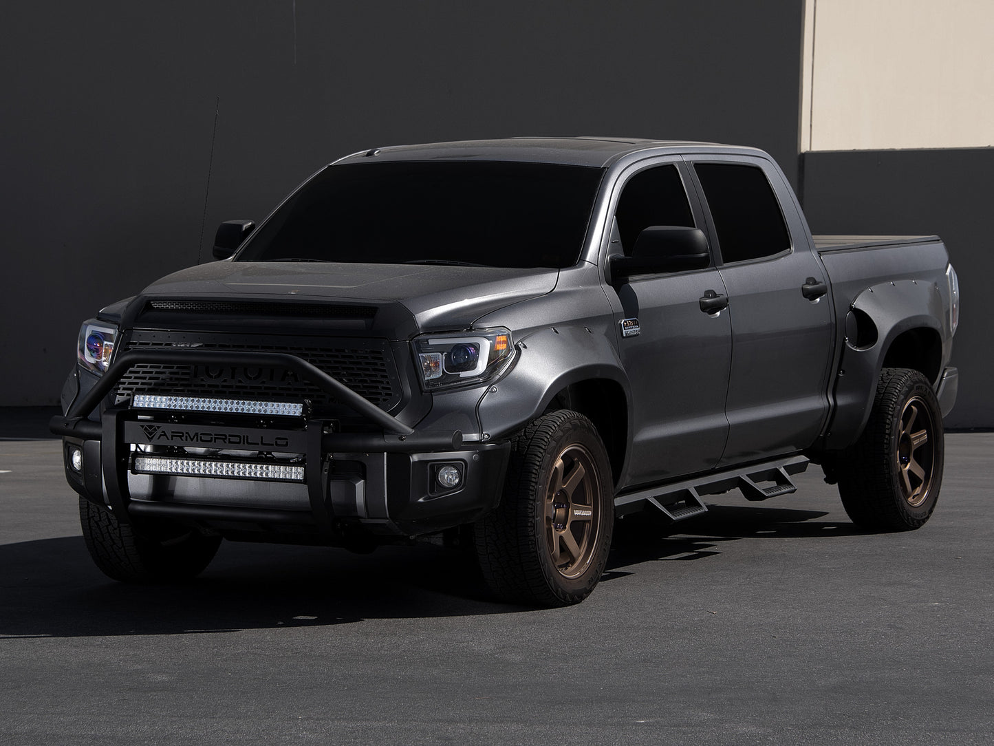 Armordillo 2007-2018 Toyota Tundra AR Pre-Runner Guard - Matte Black - Armordillo USA by I3 Enterprise Inc.