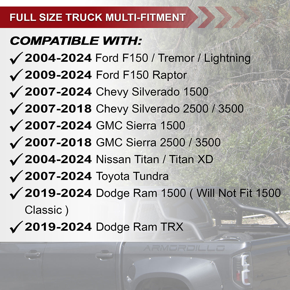 Armordillo CR1 Chase Rack For Full Size Trucks - Armordillo USA by I3 Enterprise Inc.