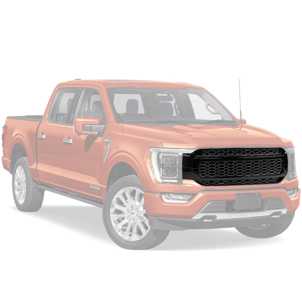 Armordillo 2021-2024 Ford F-150 (Excluding Raptor Model) Mesh Grille Gloss Black