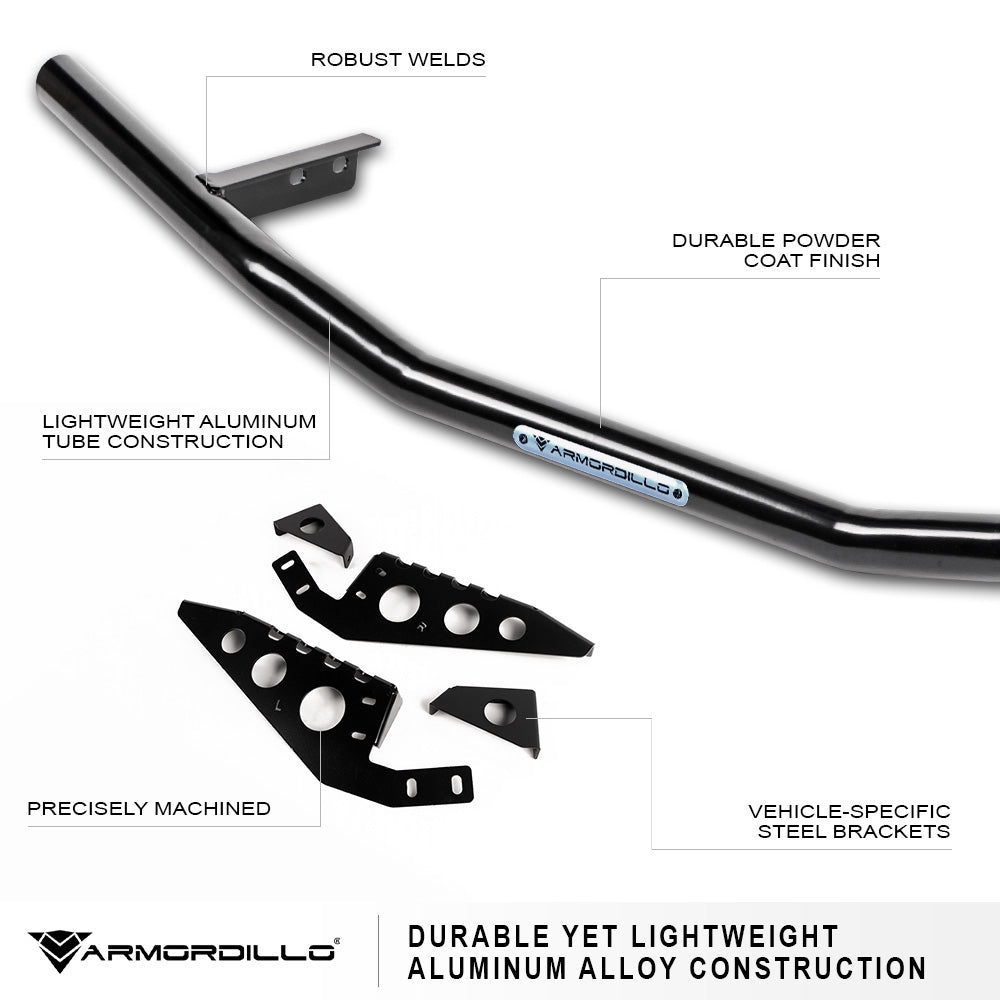Armordillo 2020-2024 Tesla Model Y Rear Bumper Guard (Black)