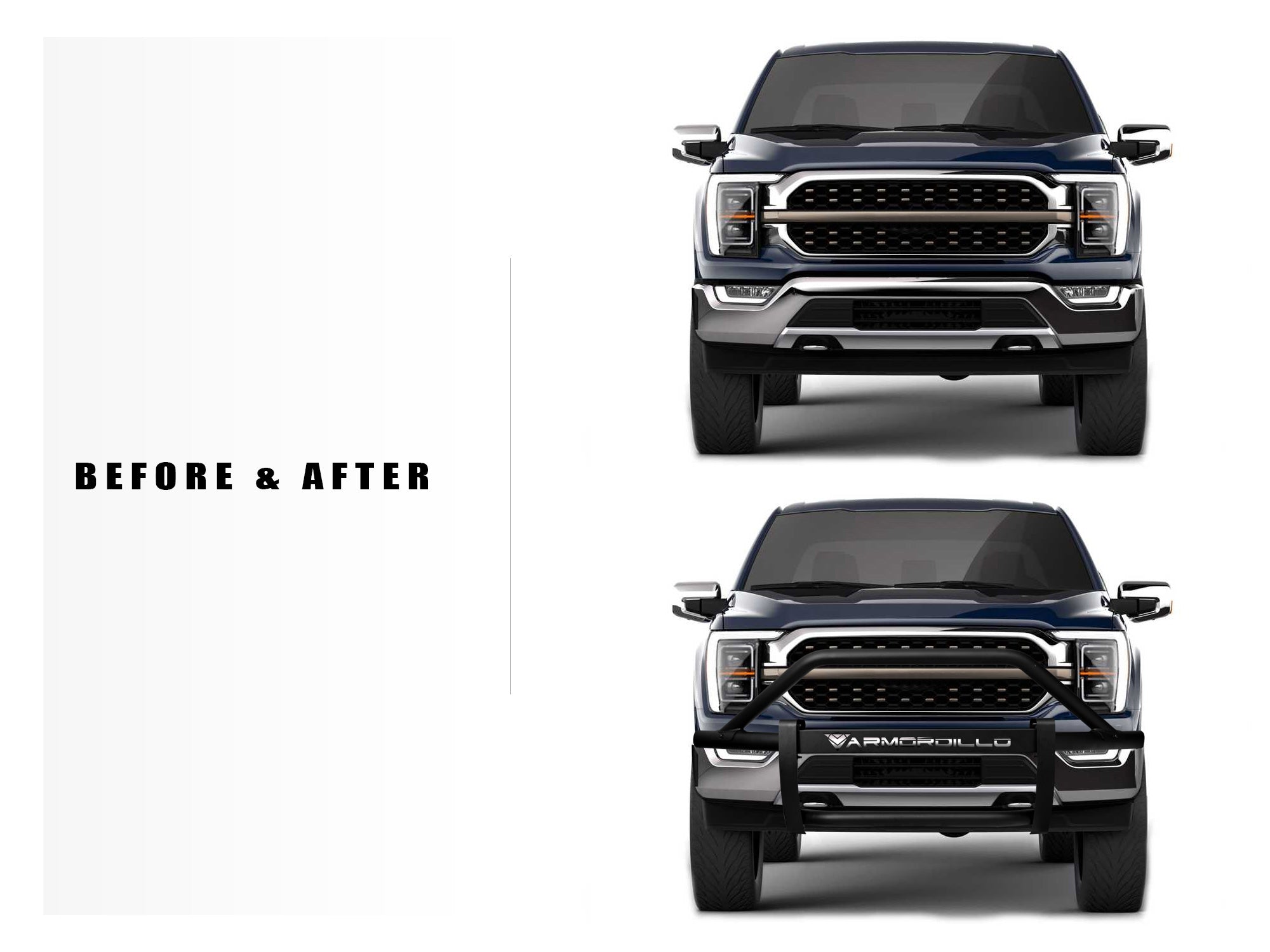 Armordillo 2019-2024 Ram TRX AR Pre-Runner Guard - Matte Black