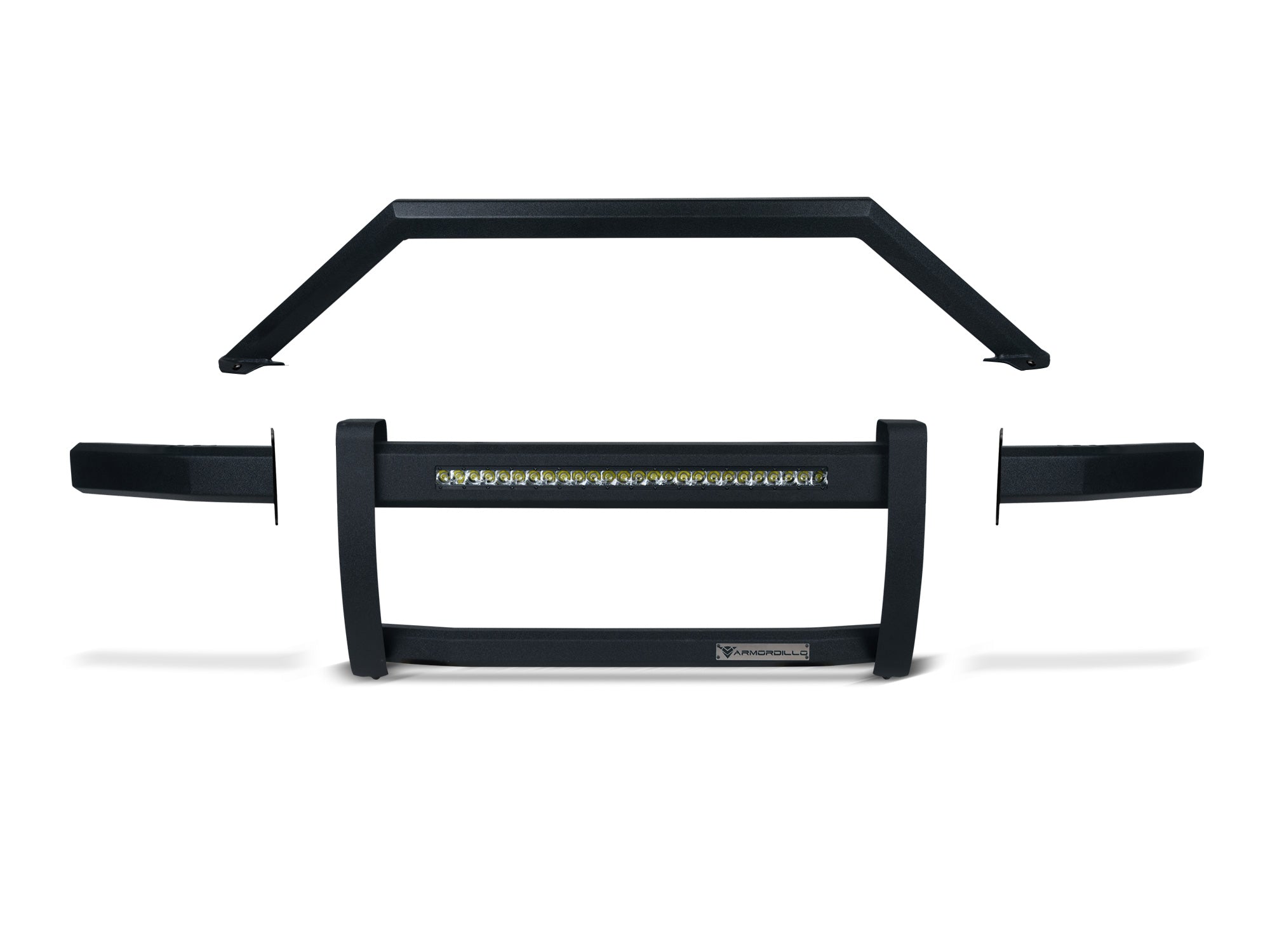 Armordillo 2007-2013 Chevrolet Silverado 1500 ARX Pre-Runner Guard - Matte Black - Armordillo USA by I3 Enterprise Inc.