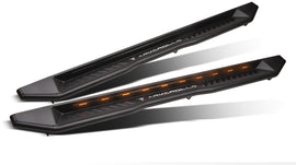 Armordillo 2007-2018 雪佛兰索罗德/GMC Sierra 1500/2500/3500 双排座驾驶室 FX 踏板带 LED - 哑光黑色