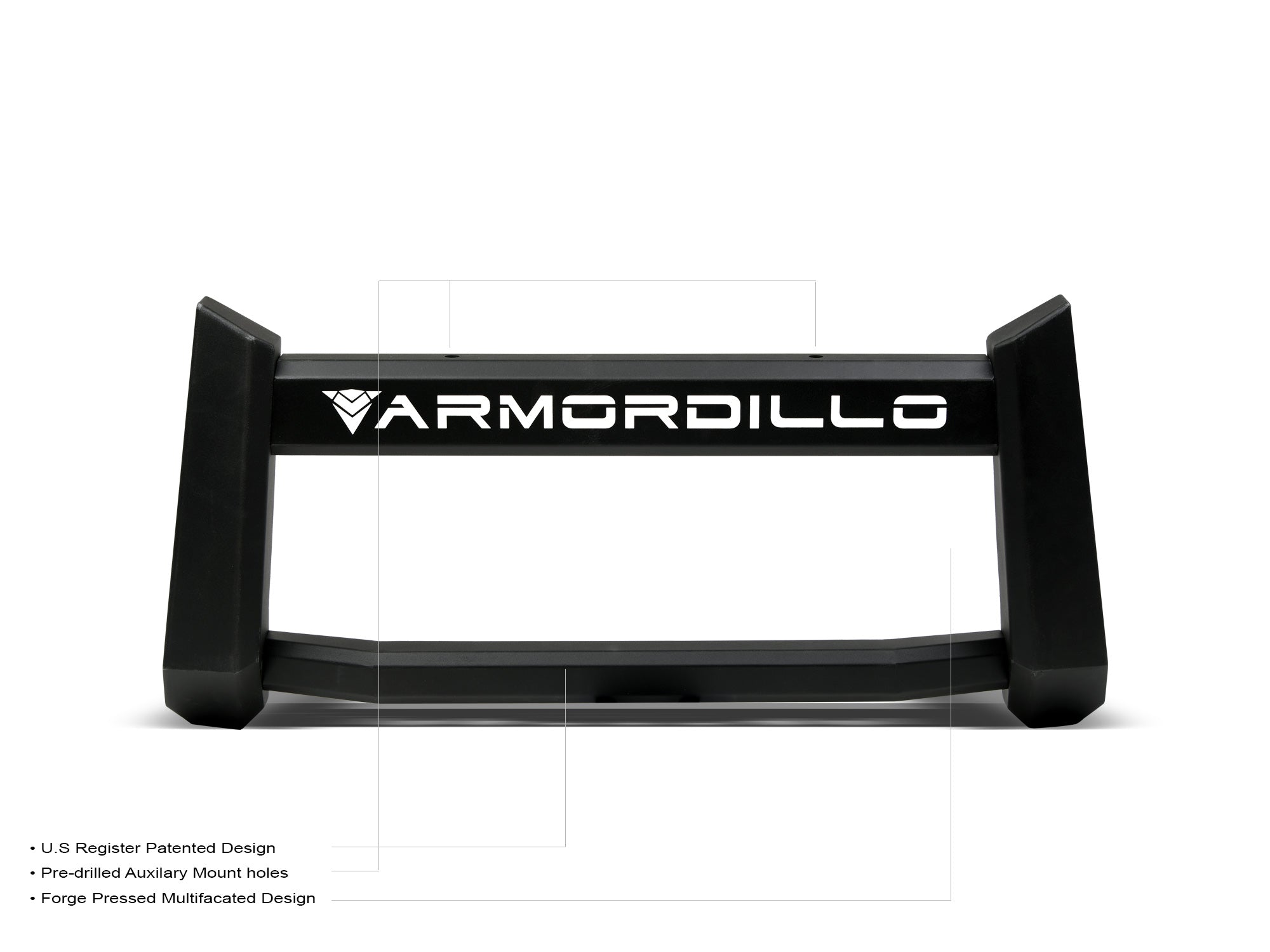 Armordillo 2022-2024 Chevrolet Silverado 1500 BR1 Bull Bar - Matte Black