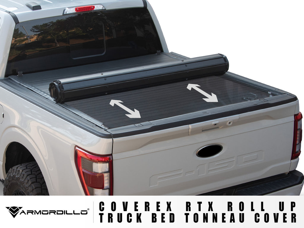 Armordillo 2016-2022 GMC Canyon CoveRex RTX Series Roll Up Truck Bed Tonneau Cover (6' Bed)