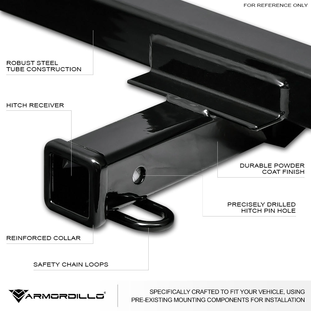 Armordillo 2019-2025 Ram 1500 Class 3 Trailer Hitch - Black