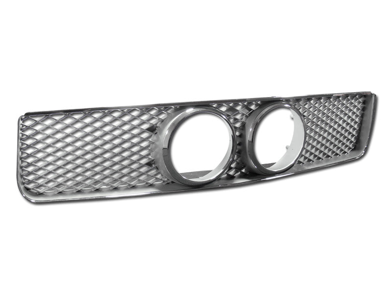 Armordillo 2005-2009 Ford Mustang GT Model Excl. Base OE - GT Style Grille Chrome Trim, Silver Mesh - Armordillo USA by I3 Enterprise Inc. 