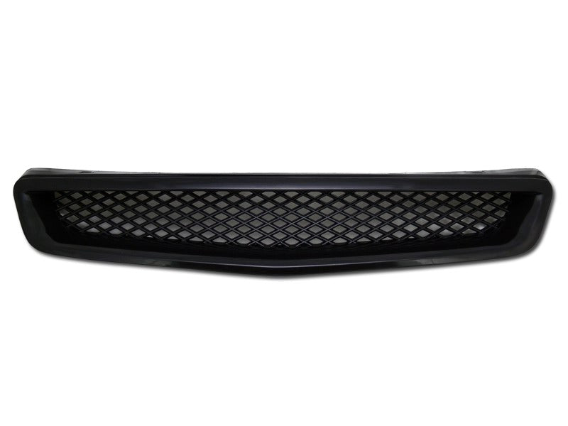 Armordillo 1999-2000 Honda Civic Mesh Grille Gloss Black - Armordillo USA by I3 Enterprise Inc. 