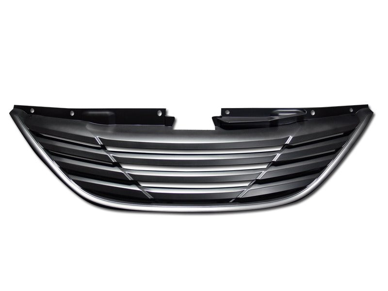 Armordillo 2010-2014 Hyundai Sonata Horizontal Grille Gloss Black - Armordillo USA by I3 Enterprise Inc. 