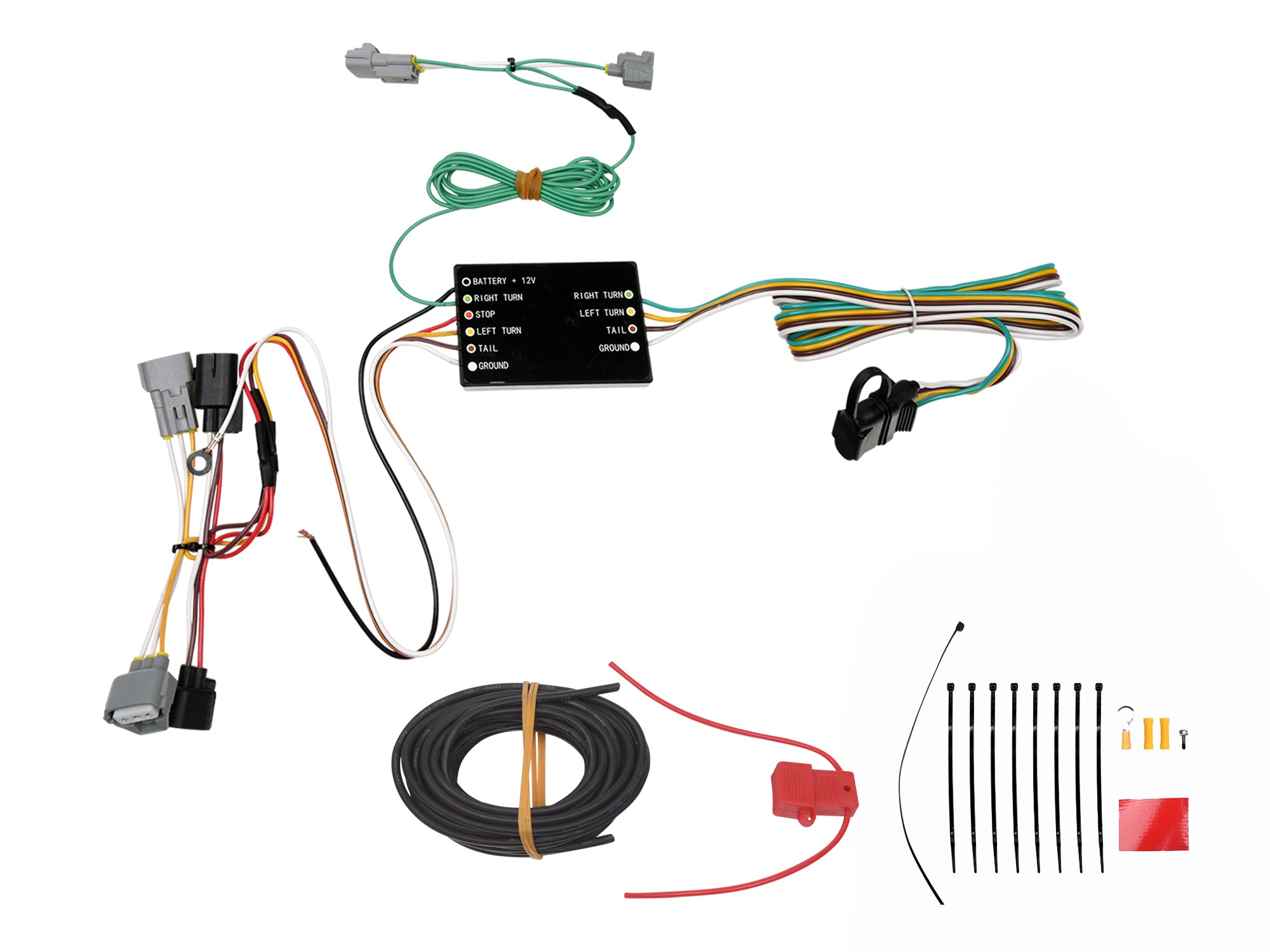 Armordillo Trailer Hitch Wire For 2016-2020 Toyota Tacoma 4-way Plug - Armordillo USA by I3 Enterprise Inc. 