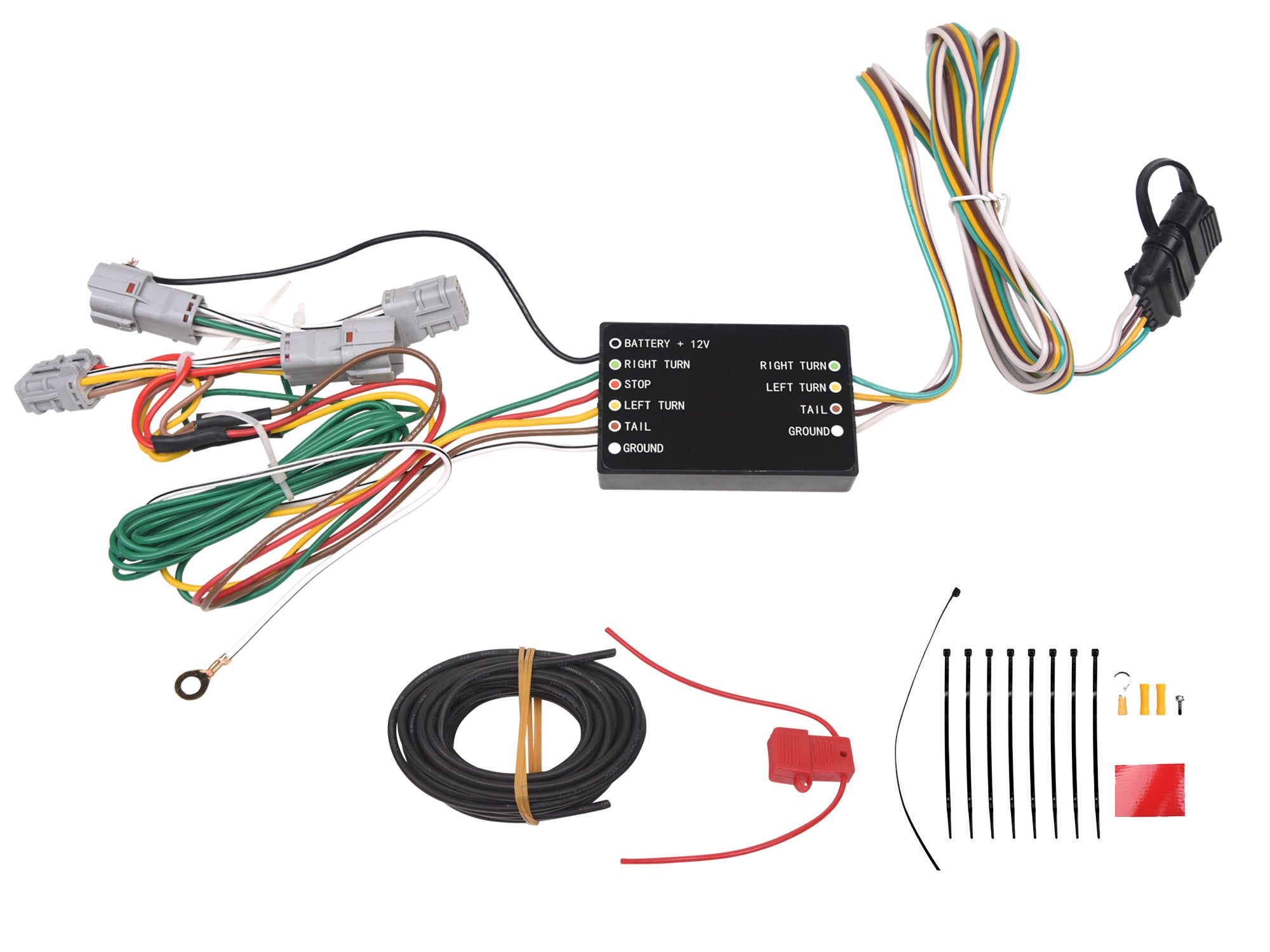 Armordillo Trailer Hitch Wire For 2010-2017 Hyundai Tucson 4-way Plug - Armordillo USA by I3 Enterprise Inc. 