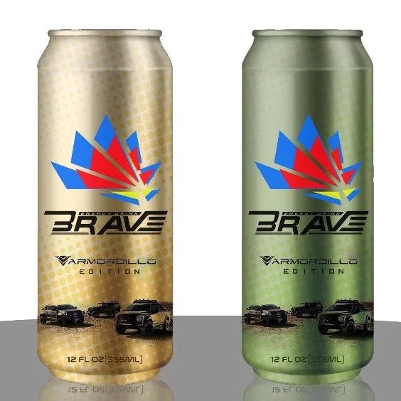 Brave Energy Drink Armordillo Edition - Armordillo USA by I3 Enterprise Inc. 
