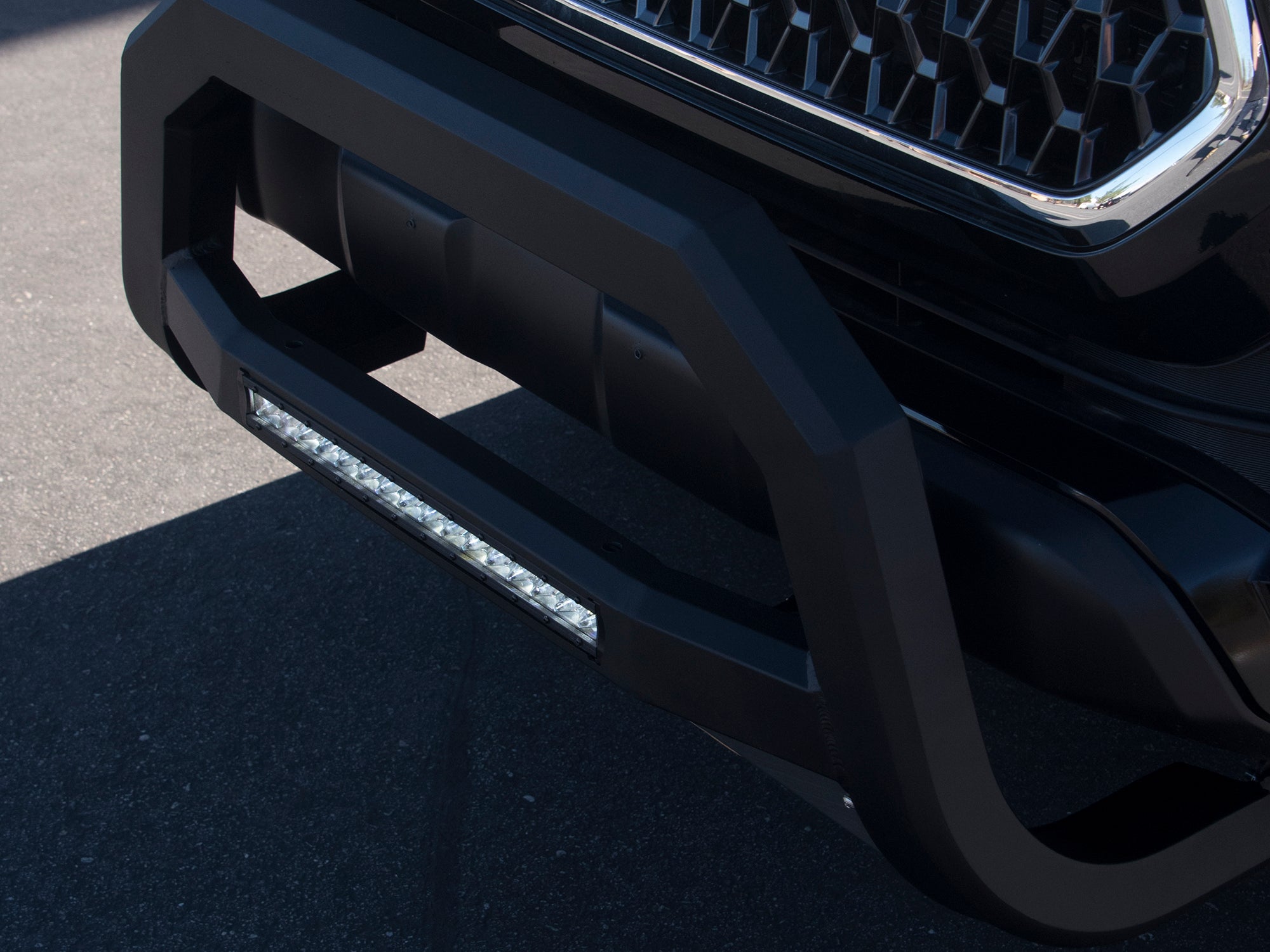 Armordillo 1999-2006 Toyota Tundra AR Series Bull Bar w/LED - Matte Black - Armordillo USA by I3 Enterprise Inc. 