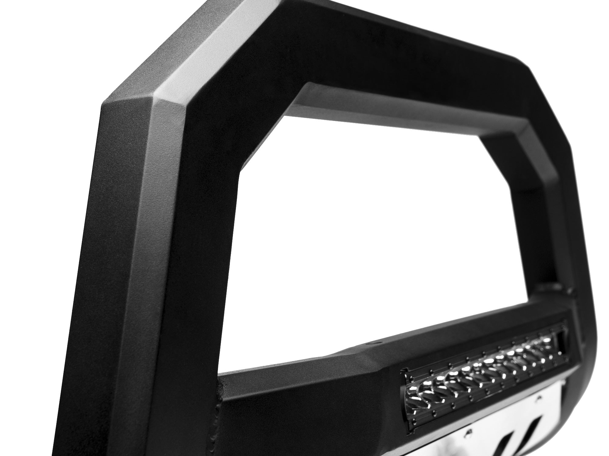 Armordillo 1994-2001 Dodge Ram 1500 AR Series Bull Bar w/LED - Matte Black w/ Aluminum Skid Plate - Armordillo USA by I3 Enterprise Inc. 