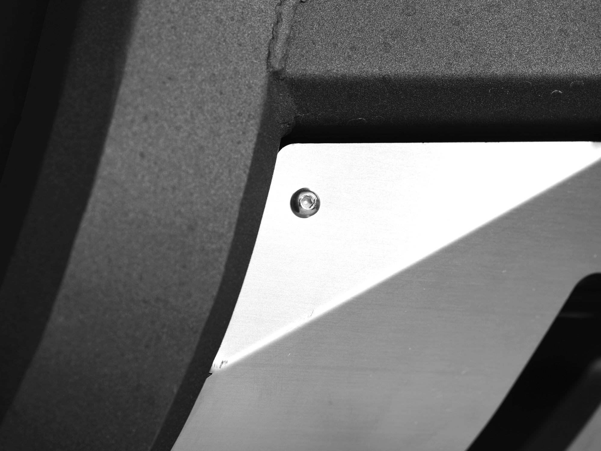 Armordillo 2011-2018 Chevy Silverado 2500/3500 AR Series Bull Bar - Matte Black W/Aluminum Skid Plate - Armordillo USA by I3 Enterprise Inc. 