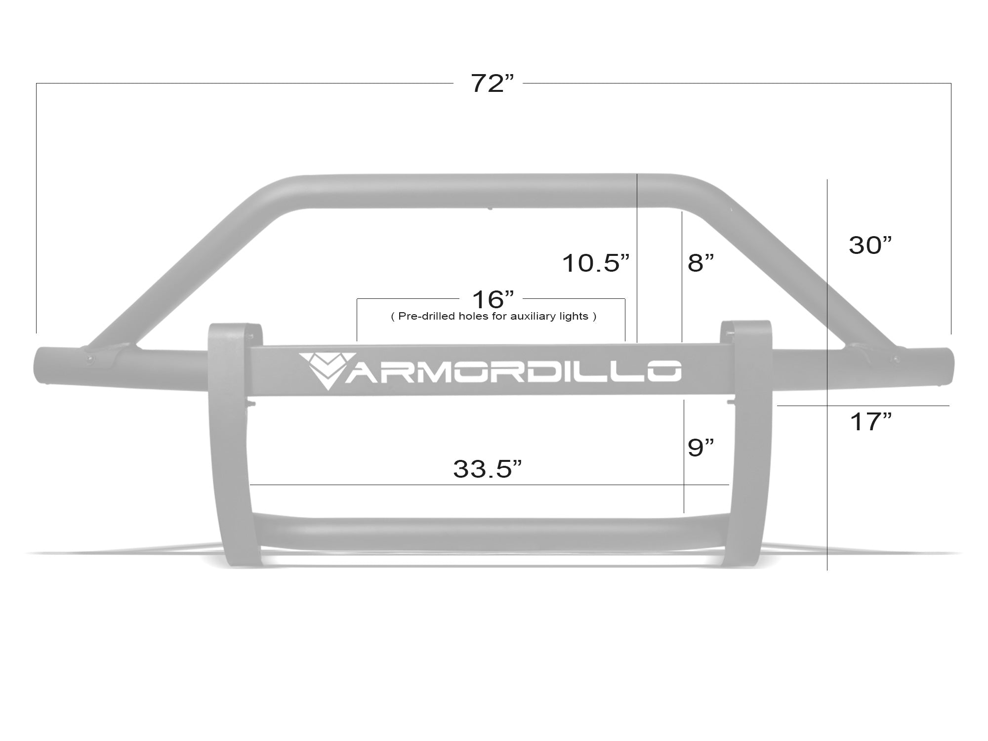 Armordillo 2020-2022 Chevy Silverado 2500/3500 AR Pre-Runner Guard