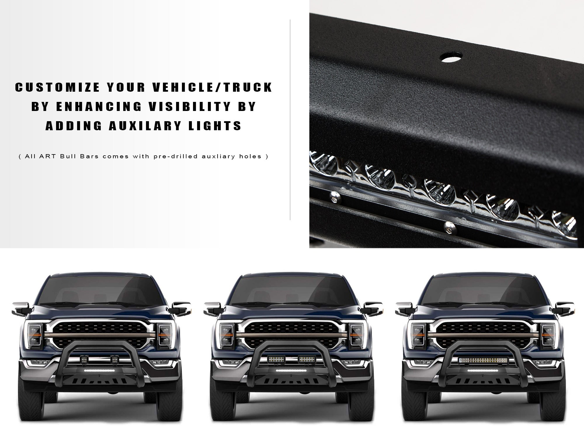 Armordillo 2010-2019 Toyota 4Runner AR-T Bull Bar - Matte Black