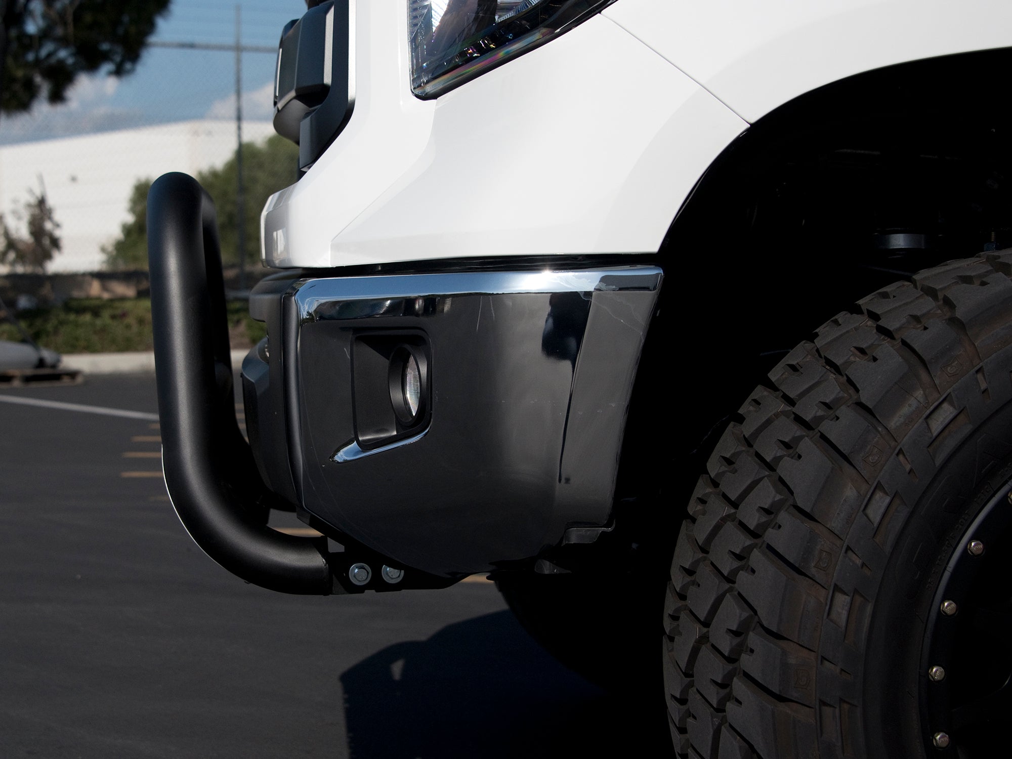Armordillo 2008-2018 Toyota Sequoia Classic Bull Bar - Matte Black W/Aluminum Skid Plate - Armordillo USA by I3 Enterprise Inc. 