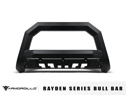 Armordillo 2019-2022 道奇公羊 1500 Rayden Bull Bar 带停车传感器 - 哑光黑色